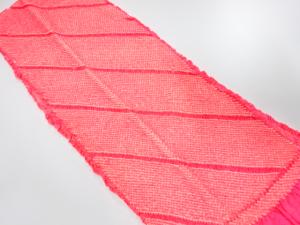 正絹　振袖用　絞り　帯揚げ